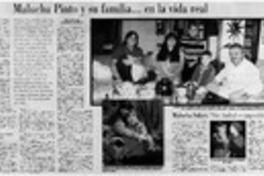 Malucha Pinto y su familia -- en la vida real
