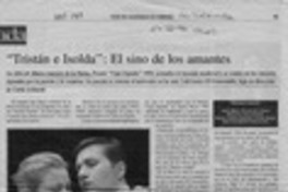 "Tristán e Isolda", el sino de los amantes  [artículo] Javier Ibacache V.