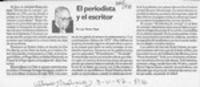 El periodista y el escritor  [artículo] Luis Merino Reyes.