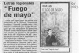 "Fuego de mayo"  [artículo].