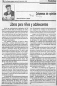 Libros para niños y adolescentes