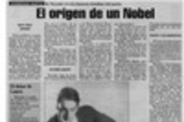El origen de un Nobel