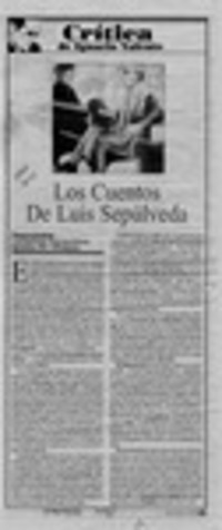 Los cuentos de Luis Sepúlveda  [artículo] Ignacio Valente.