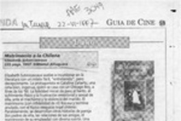 Matrimonio a la chilena  [artículo]