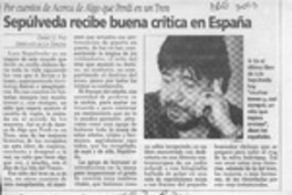 Sepúlveda recibe buena crítica en España  [artículo].