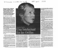 Beatriz Sarlo, una intelectual en las orillas  [artículo] Anita Karina González.