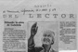 Difundir la obra de Gabriela  [artículo] Gilda Péndola Gianollo.