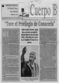 "Tuve el privilegio de conocerla"  [artículo] Gilda Péndola Gianollo.