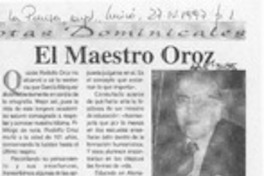 El Maestro Oroz  [artículo].