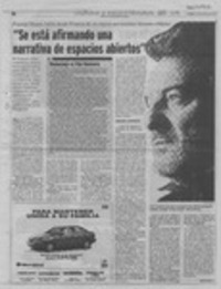 "Se está afirmando una narrativa de espacios abiertos"  [artículo] Daniel Osorio G.