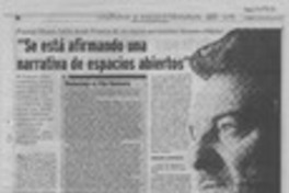 "Se está afirmando una narrativa de espacios abiertos"  [artículo] Daniel Osorio G.
