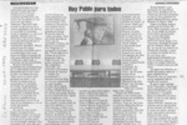 Hay Pablo para todos  [artículo] Eugenia Echeverría.