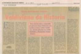 Valdiviana de historia