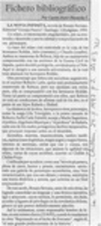 La novia infinita  [artículo] Carlos René Ibacache.