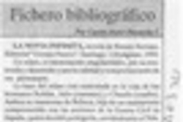 La novia infinita  [artículo] Carlos René Ibacache.