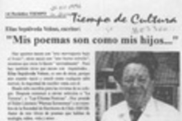 "Mis poemas son como mis hijos --"  [artículo].