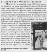 El Señor que aparece de espaldas