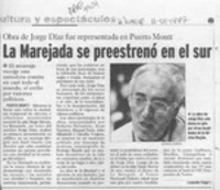 La marejada se preestrenó en el sur  [artículo] Leopoldo Pulgar I.