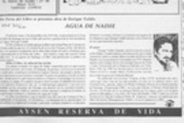 Agua de nadie  [artículo].