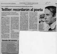Teillier, recordaron al poeta