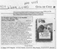 El hombre que llegó a un pueblo  [artículo] Andrés Gómez.
