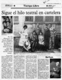 Sigue el hilo teatral en cartelera  [artículo] Carmen mera O.