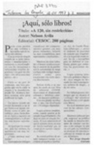Aquí sólo libros!  [artículo] Jorge Abasolo Aravena.
