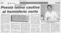 Poesía latina cautiva al hemisferio norte  [artículo].