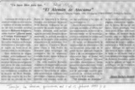 "El Alemán de Atacama"  [artículo] Antonio Machuca Ahumada.