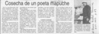 Cosecha de un poeta mapuche  [artículo].