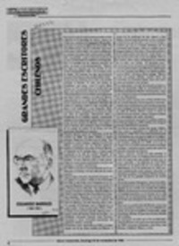 Grandes escritores chilenos