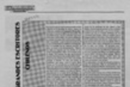 Grandes escritores chilenos