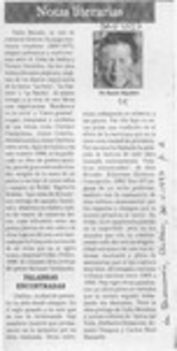 Notas literarias