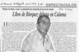 Libro de Bórquez debuta en Calama