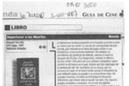 Importunar a los muertos  [artículo] Andrés Gómez B.
