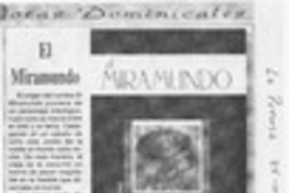 El miramundo  [artículo] Manuel Peña Muñoz.