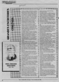 Grandes escritores chilenos  [artículo].