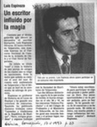 Un escritor influido por la magia