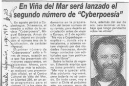 En Viña del Mar será lanzado el segundo número de "Cyberpoesía"