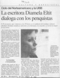 La Escritora Diamela Eltit dialoga con los penquistas  [artículo].