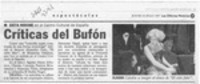 Críticas del bufón  [artículo].