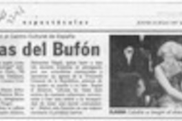 Críticas del bufón  [artículo].