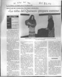 "La Niña del Queuco" prepara estreno