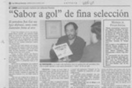 "Sabor a gol" de fina selección  [artículo].