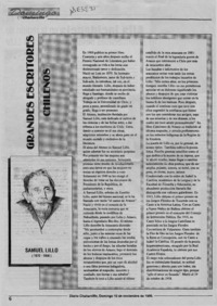 Grandes escritores chilenos