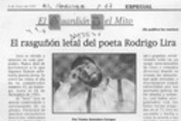 El rasguñón letal del poeta Rodrigo Lira  [artículo] Yanko González Cangas.