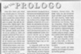 Prólogo
