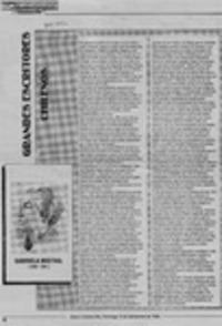 Grandes escritores chilenos  [artículo].