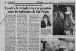 La Obra de Neruda vive y se perpetúa entre los habitantes de Isla Negra