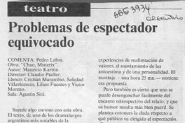 Problemas de espectador equivocado